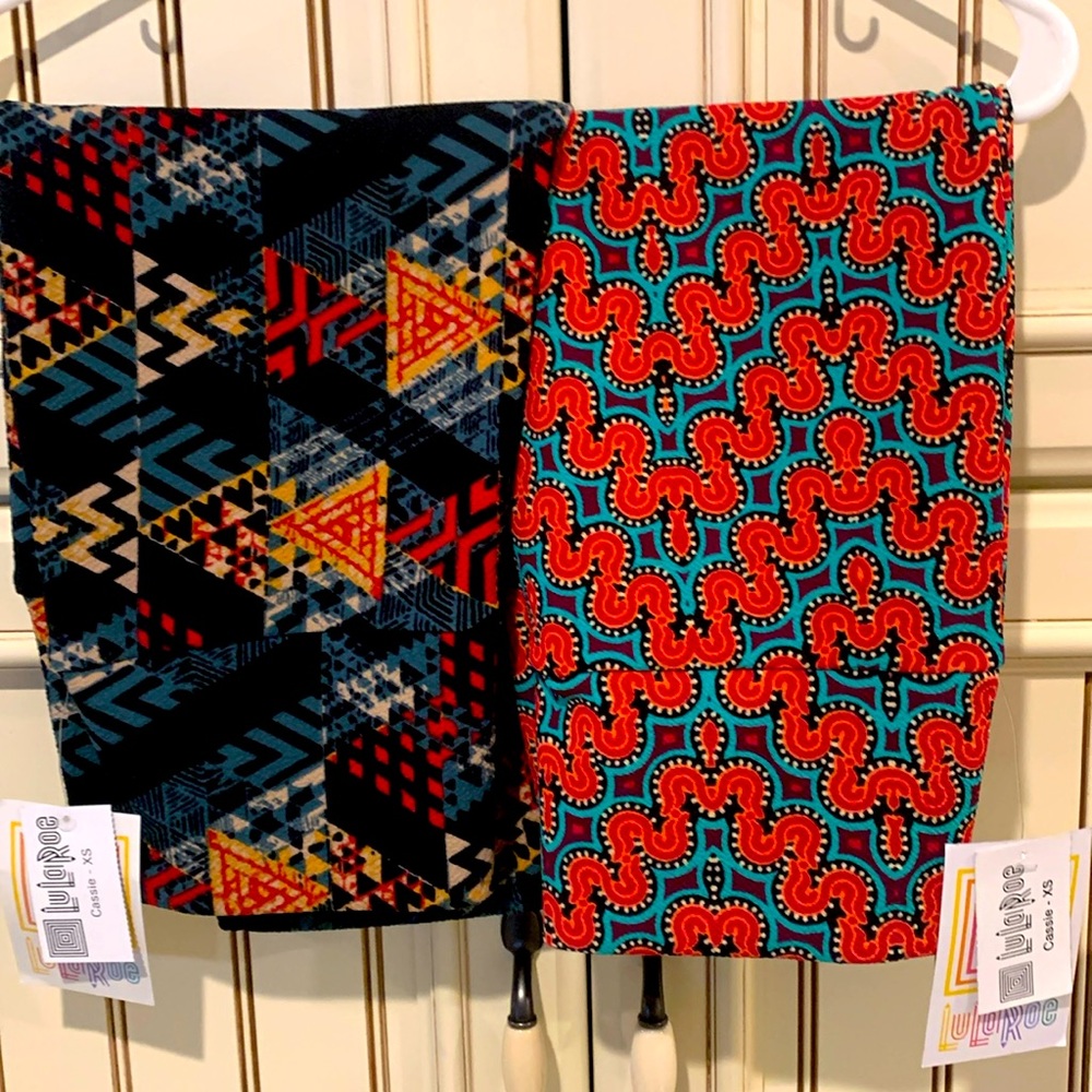Two for  one price brand new with tags, LuLaRoe Cassie’s pencil skirts. Light.